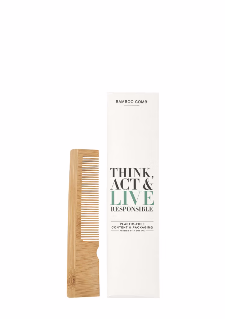 Bamboo Comb – Think, Act & Live Responsible
